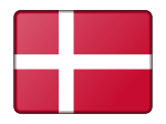 Flag of Denmark (bevelled)